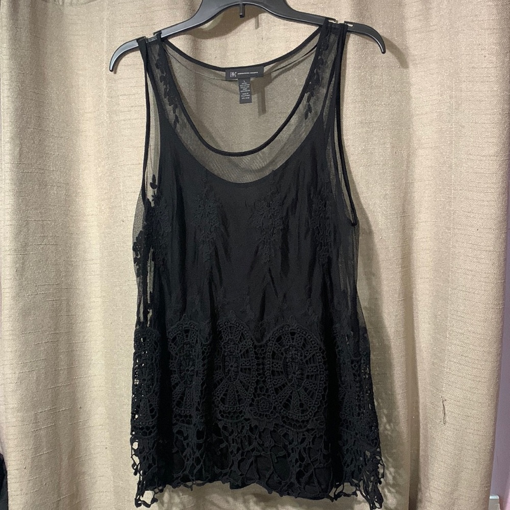 Size: L Color: Black INC International Concepts NEW no tags. Never worn.
